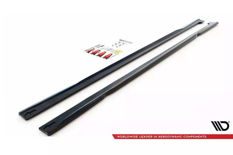 Maxton Design Seitenschweller (Paar) für Audi A7 C8 Hochglanz schwarz – Ansicht 4