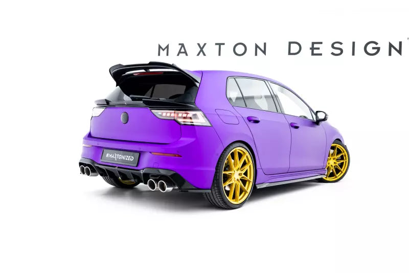 Maxton Design Diffusor Flaps V.3 für VW Golf 8 R Hochglanz schwarz – Ansicht 3