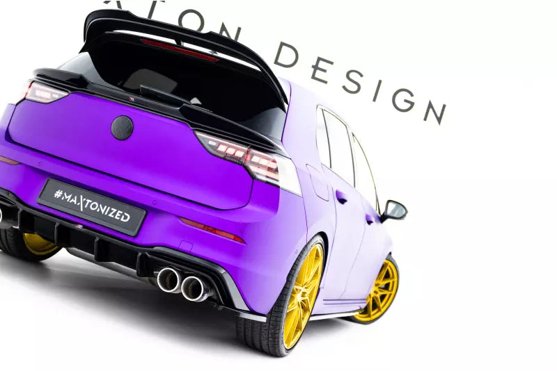 Maxton Design Diffusor Flaps V.4 für VW Golf 8 R Hochglanz schwarz – Ansicht 2
