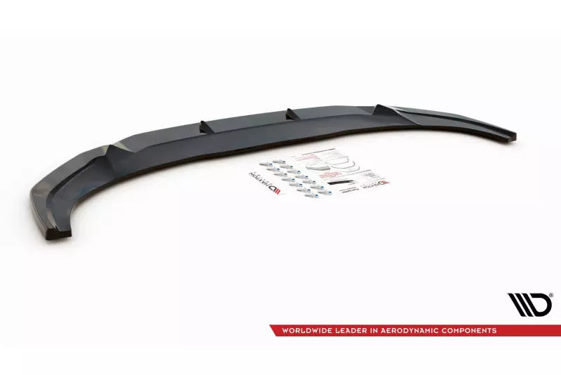 Maxton Design Frontlippe V.1 für Audi Q3 S-Line Sportback Hochglanz schwarz – Ansicht 3