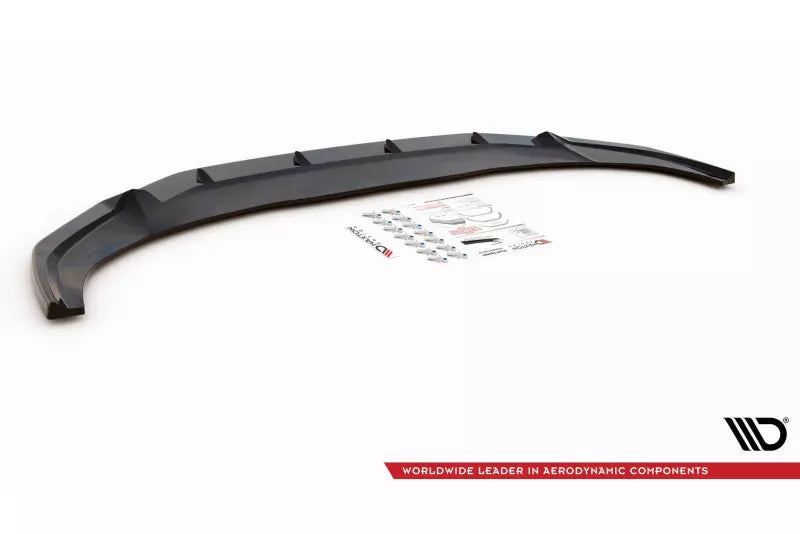 Maxton Design Frontlippe V.2 für Audi Q3 S-Line Sportback Hochglanz schwarz – Ansicht 3