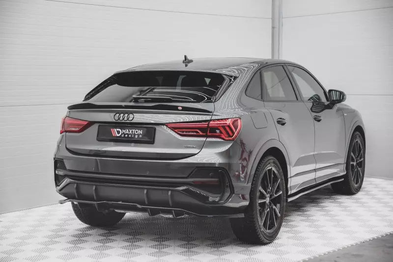 Maxton Design Heckdiffusor für Audi Q3 S-Line Sportback Hochglanz schwarz – Ansicht 1