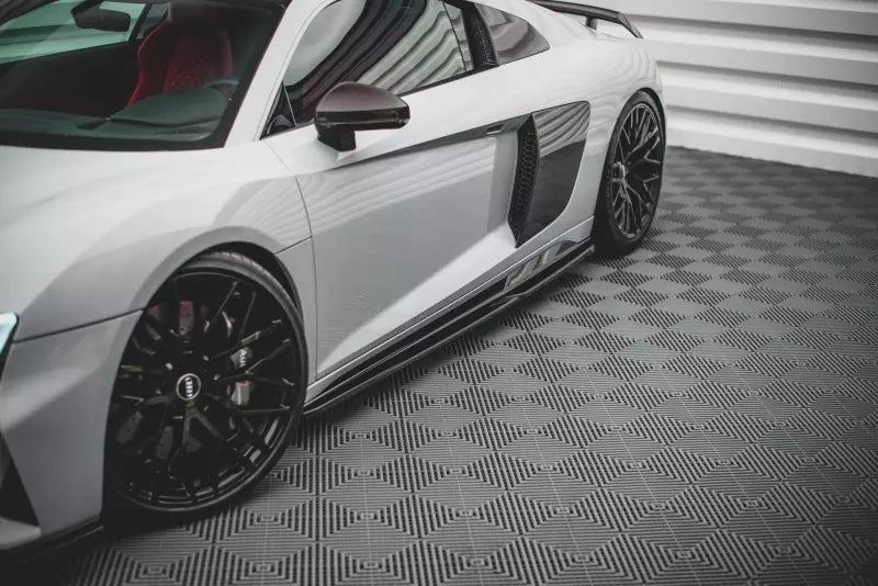Maxton Design Seitenschweller (Paar) für Audi R8 4S Facelift 2018- Hochglanz schwarz – Ansicht 1