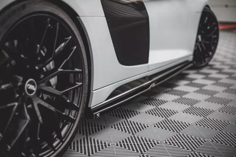 Maxton Design Seitenschweller (Paar) für Audi R8 4S Facelift 2018- Hochglanz schwarz – Ansicht 3