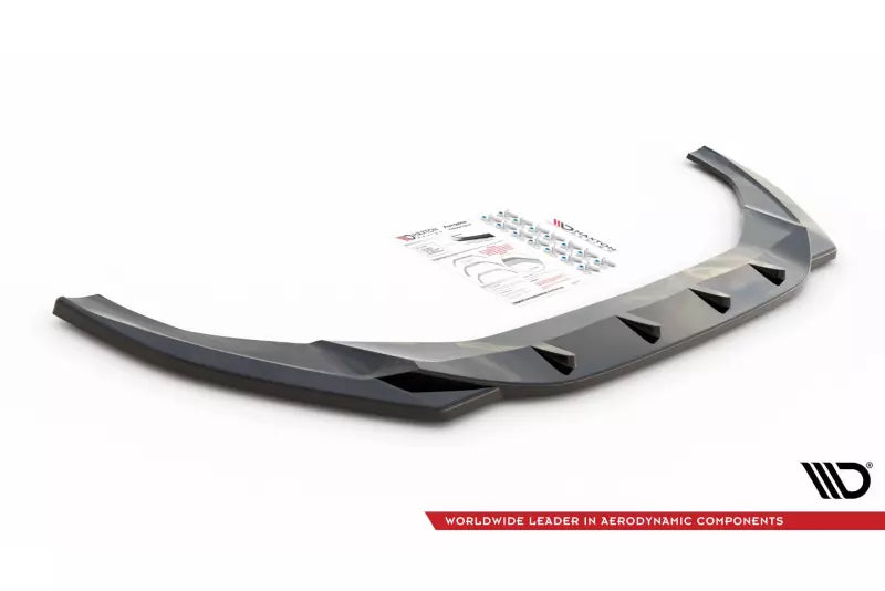 Maxton Design Frontlippe V.1 für Audi S5 / A5 S-Line B9 F5 Facelift Hochglanz schwarz – Ansicht 4