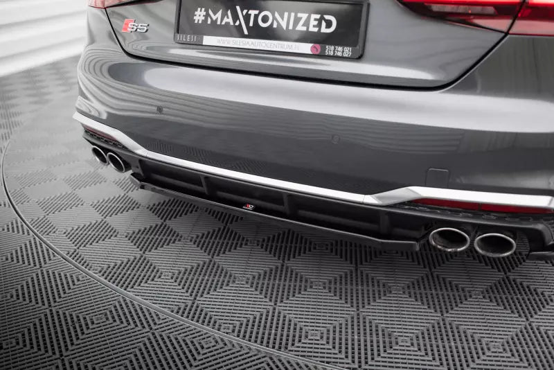 Maxton Design Heckdiffusor für Audi S5 B9 F5 Sportback Facelift Hochglanz schwarz – Ansicht 2
