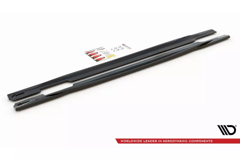 Maxton Design Seitenschweller (Paar) für Audi S5 / A5 S-Line B9 F5 Sportback Facelift Hochglanz schwarz – Ansicht 4