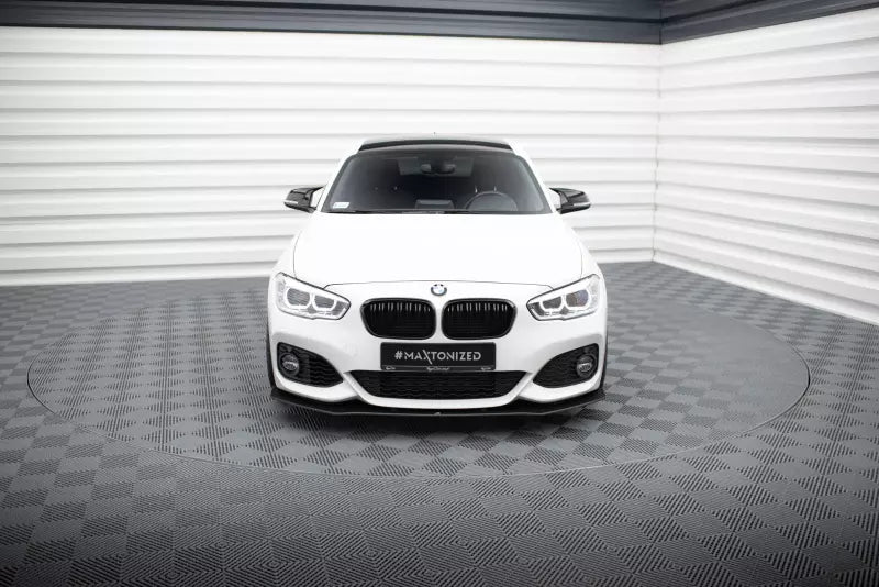 Maxton Design Street Pro Frontlippe V.3 für BMW 1er F20 M Paket Facelift / M140i schwarz – Ansicht 2