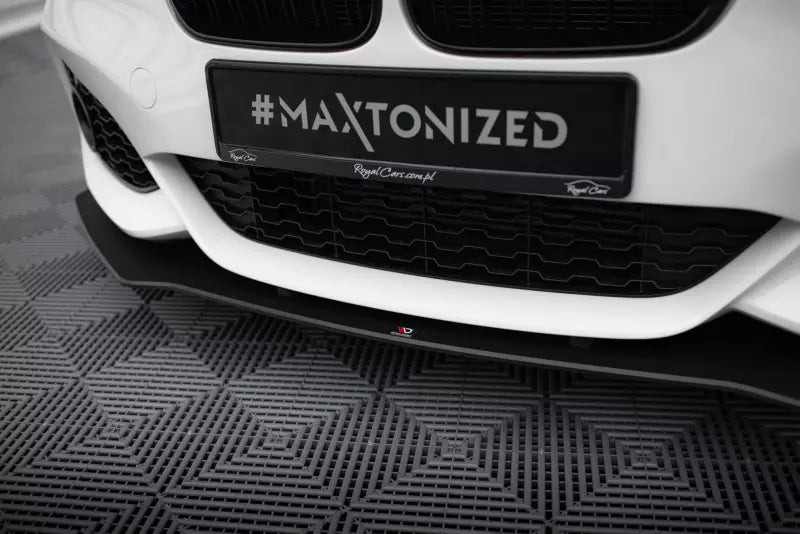 Maxton Design Street Pro Frontlippe V.3 für BMW 1er F20 M Paket Facelift / M140i schwarz – Ansicht 3