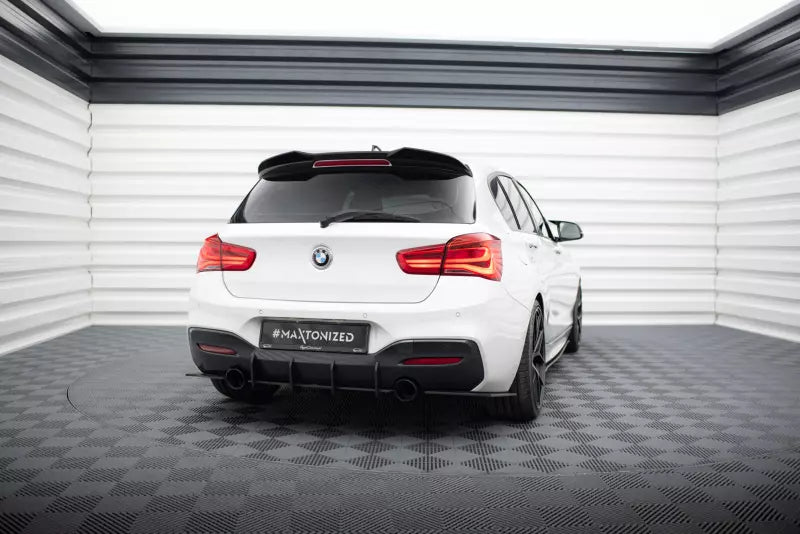 Maxton Design Street Pro Diffusor Flaps V.2 für BMW 1er F20 M Paket Facelift / M140i matt schwarz – Ansicht 2
