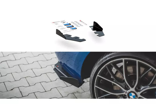 Maxton Design Street Pro Heckdiffusor Flaps für BMW M135i F20 Hochglanz schwarz – Ansicht 1
