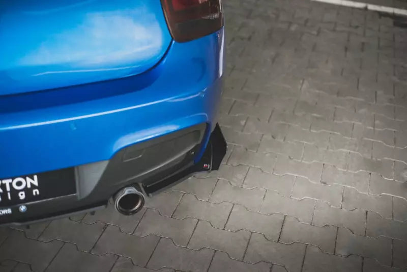 Maxton Design Street Pro Heckdiffusor Flaps für BMW M135i F20 Hochglanz schwarz – Ansicht 3