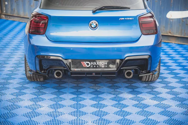Maxton Design Diffusor Flaps V.2 für BMW M135i F20 Hochglanz schwarz – Ansicht 2