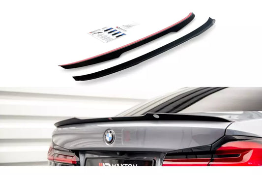Maxton Design Heckspoiler Lippe V.2 für BMW 5er G30 M Paket Hochglanz schwarz – Ansicht 1