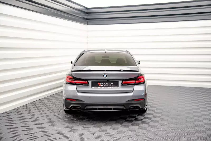 Maxton Design Diffusor Flaps für BMW 5er G30 M Paket Facelift Hochglanz schwarz – Ansicht 2