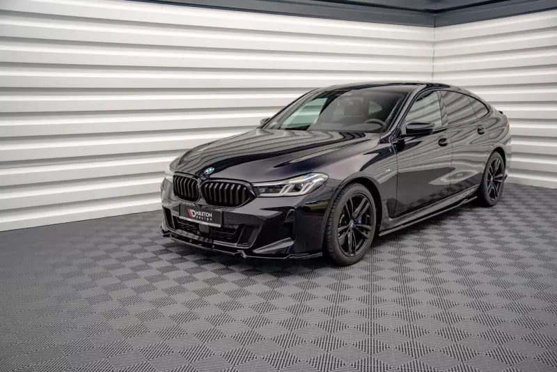 Maxton Design Frontlippe für BMW 6er GT G32 M-Paket Facelift Hochglanz schwarz – Ansicht 1