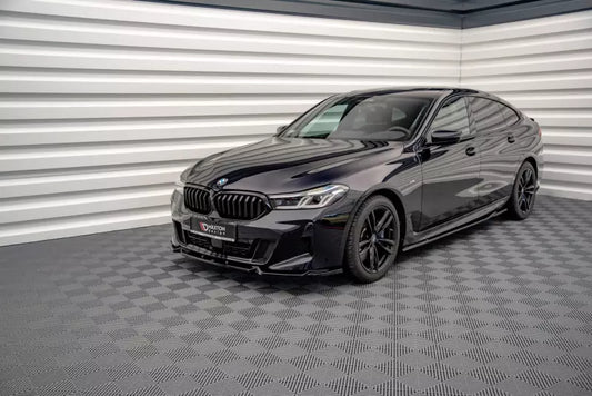 Maxton Design Frontlippe für BMW 6er GT G32 M-Paket Facelift Hochglanz schwarz – Ansicht 1