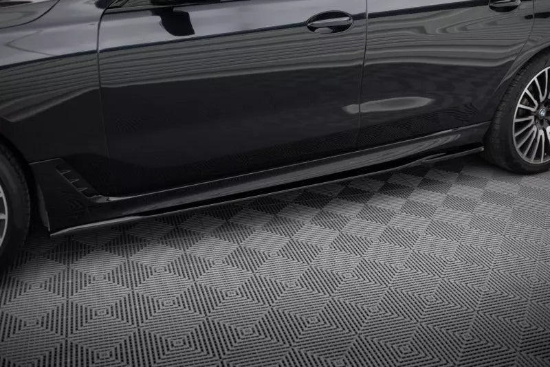 Maxton Design Seitenschweller (Paar) für BMW 6er GT G32 M Paket Hochglanz schwarz – Ansicht 1