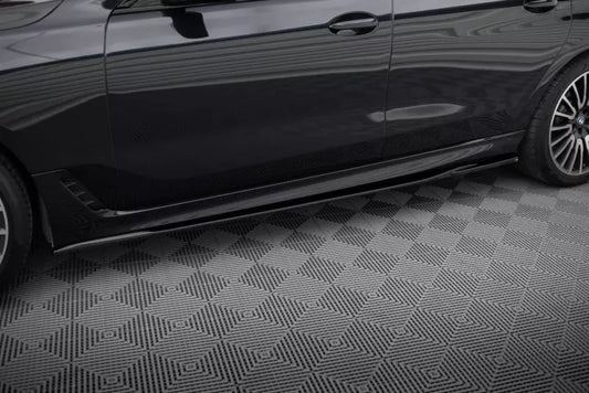 Maxton Design Seitenschweller (Paar) für BMW 6er GT G32 M Paket Hochglanz schwarz – Ansicht 1