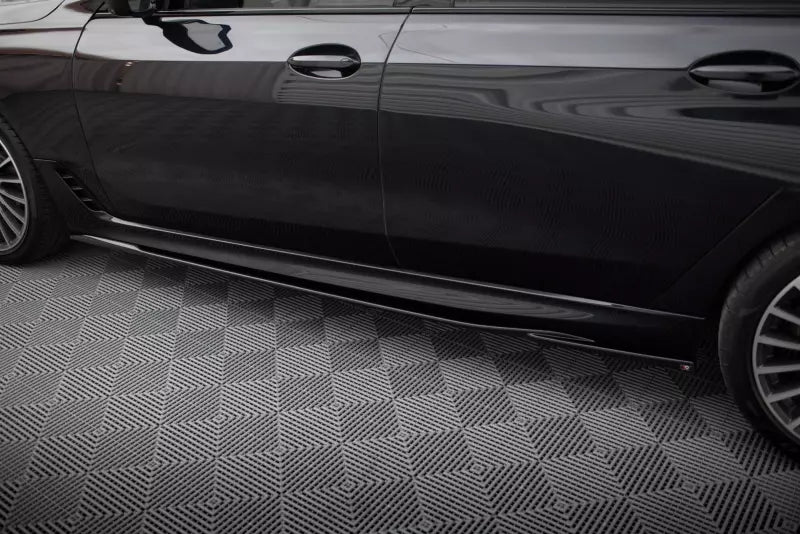 Maxton Design Seitenschweller (Paar) für BMW 6er GT G32 M Paket Hochglanz schwarz – Ansicht 3