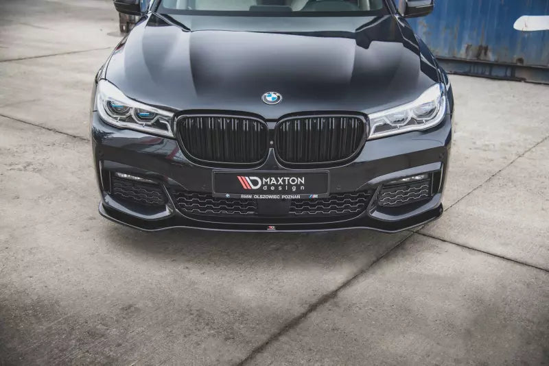 Maxton Design Frontlippe V.1 für BMW 7er G11 M Paket Hochglanz schwarz – Ansicht 2