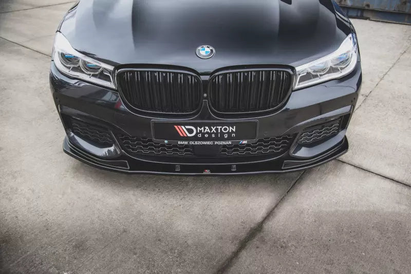 Maxton Design Frontlippe V.2 für BMW 7er G11 M Paket Hochglanz schwarz – Ansicht 2