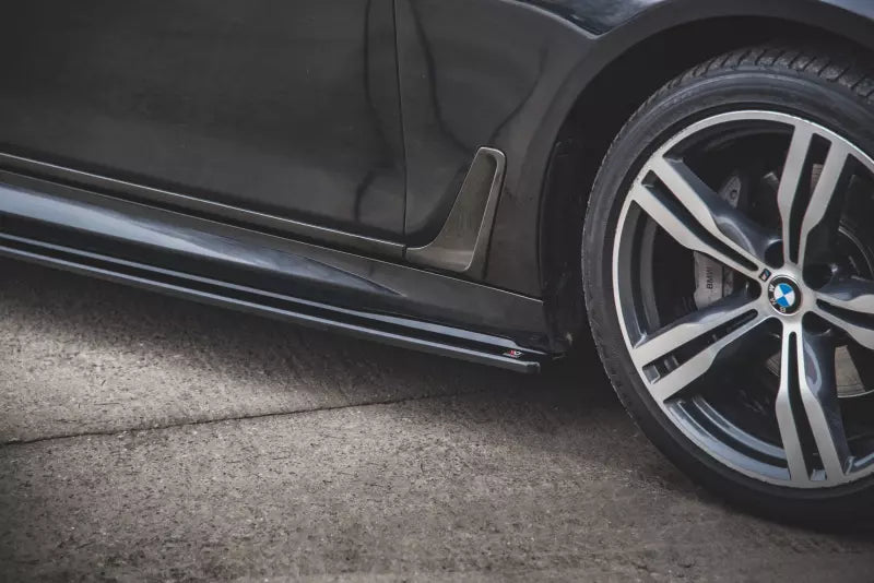 Maxton Design Seitenschweller (Paar) für BMW 7er G11 M Paket Hochglanz schwarz – Ansicht 2
