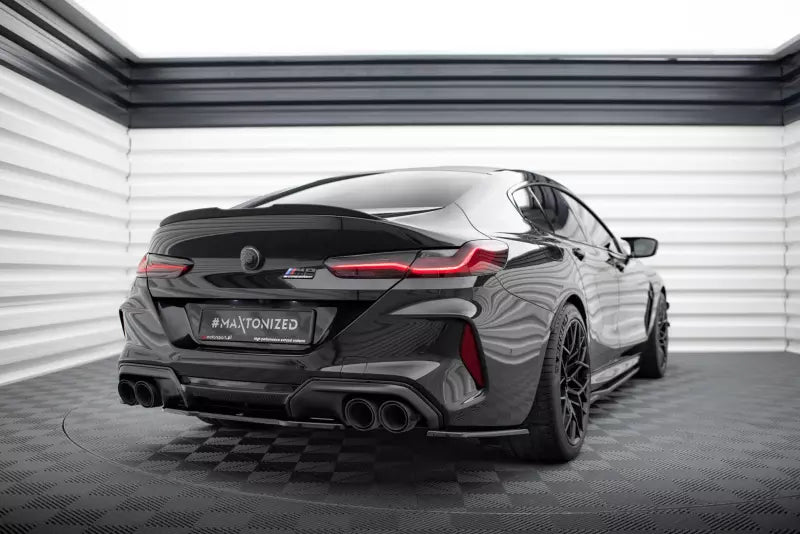 Maxton Design Heckdiffusor für BMW M8 Gran Coupe F93 / Coupe F92 Hochglanz schwarz – Ansicht 1
