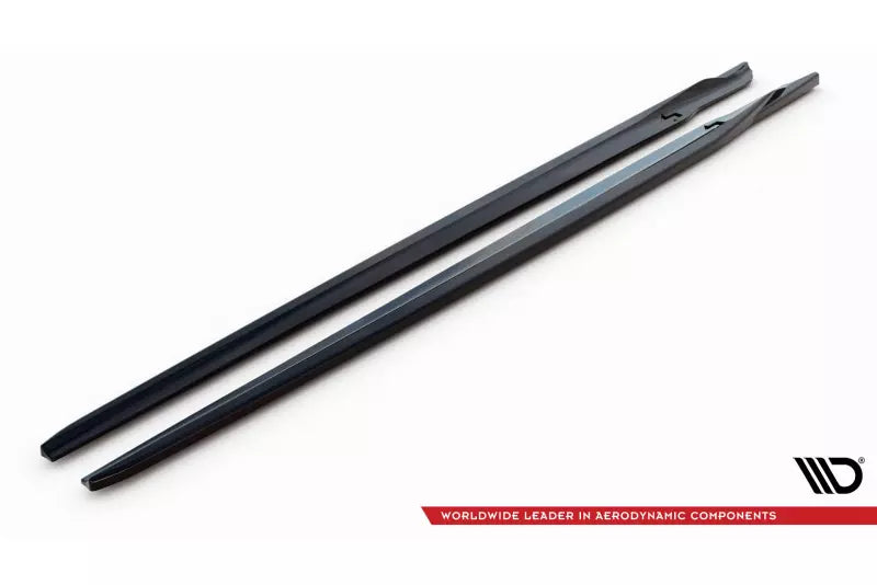 Maxton Design Seitenschweller (Paar) V.2 für BMW M8 Gran Coupe F93 / 8 Gran Coupe M-Pack G16 Hochglanz schwarz – Ansicht 4