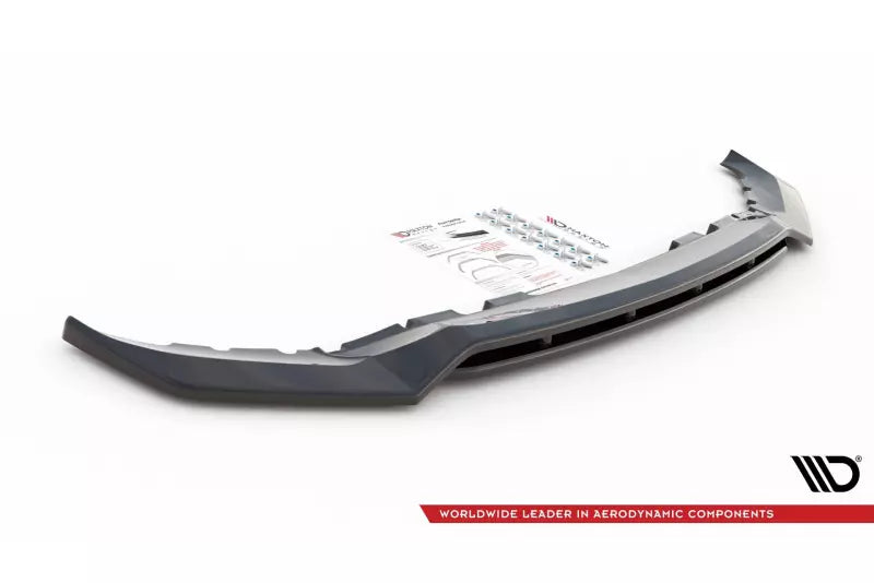 Maxton Design Frontlippe V.1 für BMW X7 M50i G07 Hochglanz schwarz – Ansicht 3