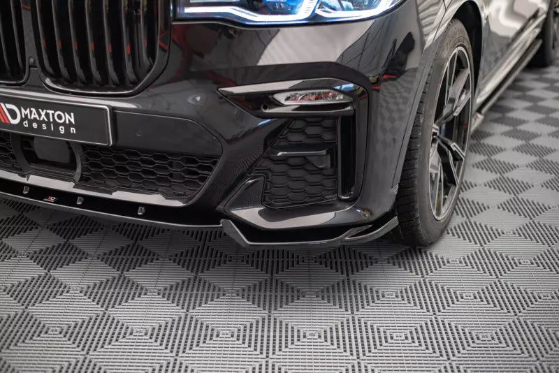 Maxton Design Frontlippe V.2 für BMW X7 M50i G07 Hochglanz schwarz – Ansicht 2