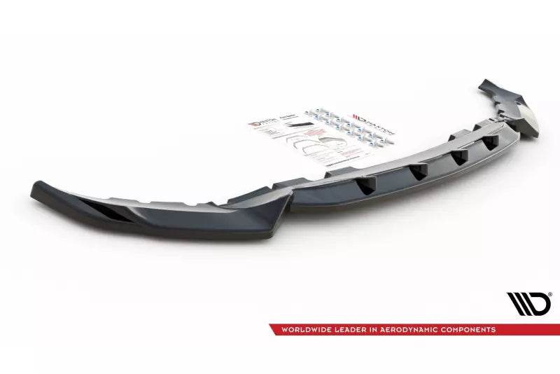 Maxton Design Frontlippe V.2 für BMW X7 M50i G07 Hochglanz schwarz – Ansicht 3