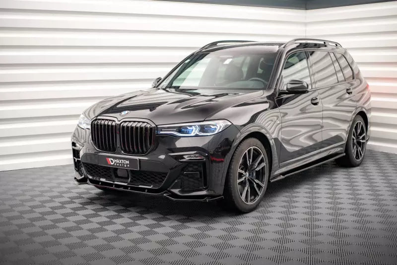 Maxton Design Frontlippe V.3 für BMW X7 M50i G07 Hochglanz schwarz – Ansicht 1