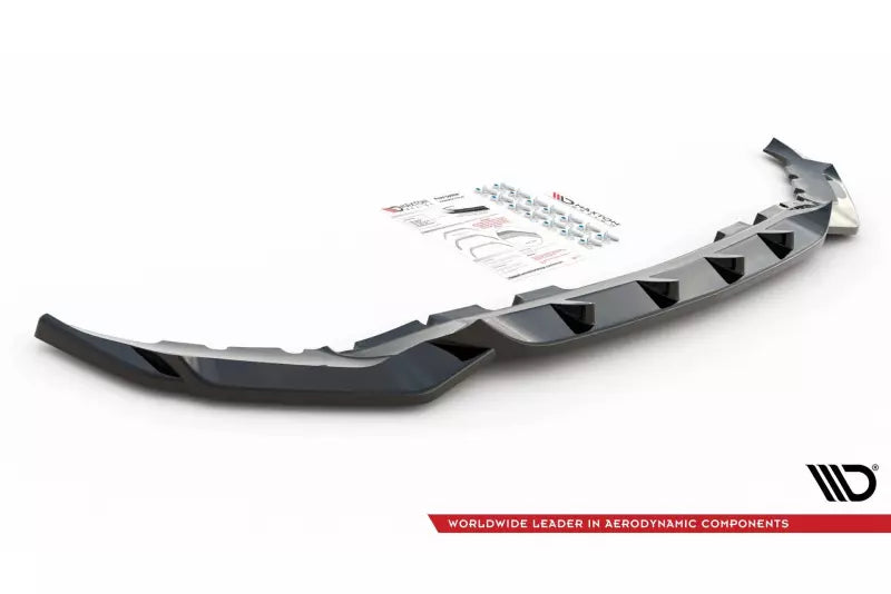 Maxton Design Frontlippe V.3 für BMW X7 M50i G07 Hochglanz schwarz – Ansicht 3