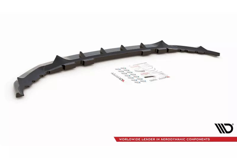 Maxton Design Frontlippe V.3 für BMW X7 M50i G07 Hochglanz schwarz – Ansicht 4