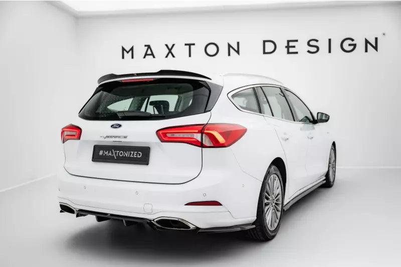 Maxton Design Heckspoiler Lippe für Ford Focus ST-Line Mk4 Kombi Hochglanz schwarz – Ansicht 2