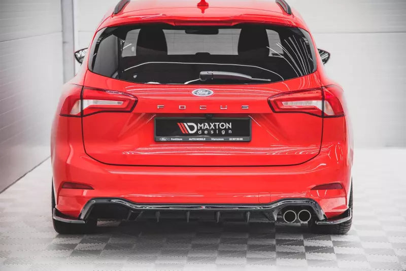 Maxton Design Heckdiffusor für Ford Focus ST-Line Mk4 Kombi Hochglanz schwarz – Ansicht 1