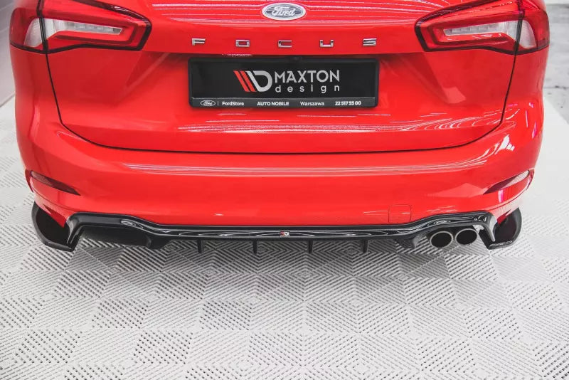 Maxton Design Diffusor Flaps V.3 für Ford Focus ST-Line Mk4 Kombi Hochglanz schwarz – Ansicht 2