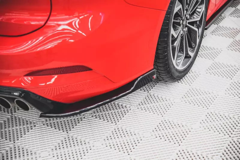 Maxton Design Diffusor Flaps V.4 für Ford Focus ST-Line Mk4 Kombi Hochglanz schwarz – Ansicht 1