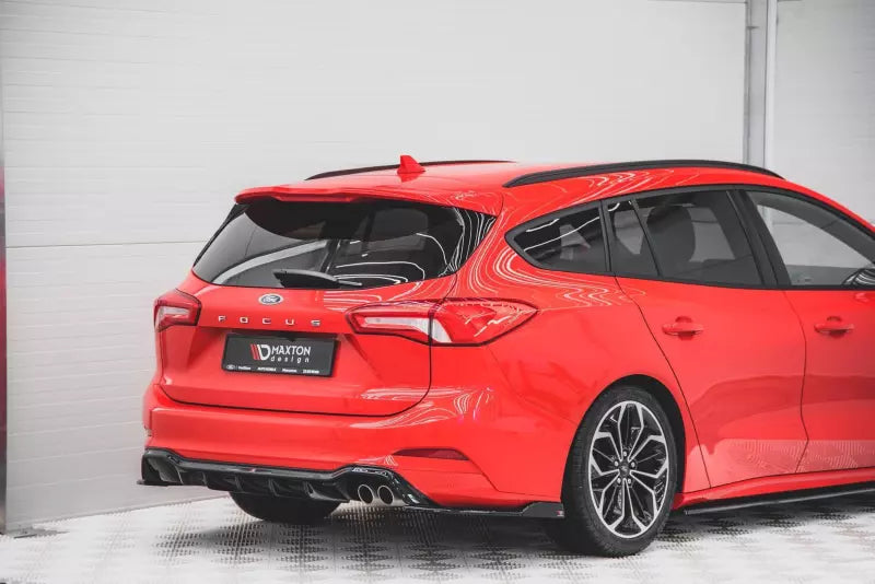 Maxton Design Diffusor Flaps V.4 für Ford Focus ST-Line Mk4 Kombi Hochglanz schwarz – Ansicht 3