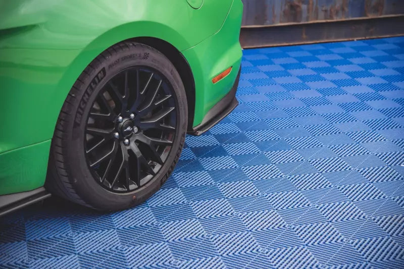 Maxton Design Street Pro Diffusor Flaps für Ford Mustang GT Mk6 Facelift matt schwarz – Ansicht 1