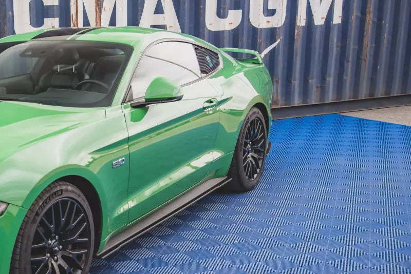 Maxton Design Street Pro Diffusor Flaps für Ford Mustang GT Mk6 Facelift matt schwarz – Ansicht 2