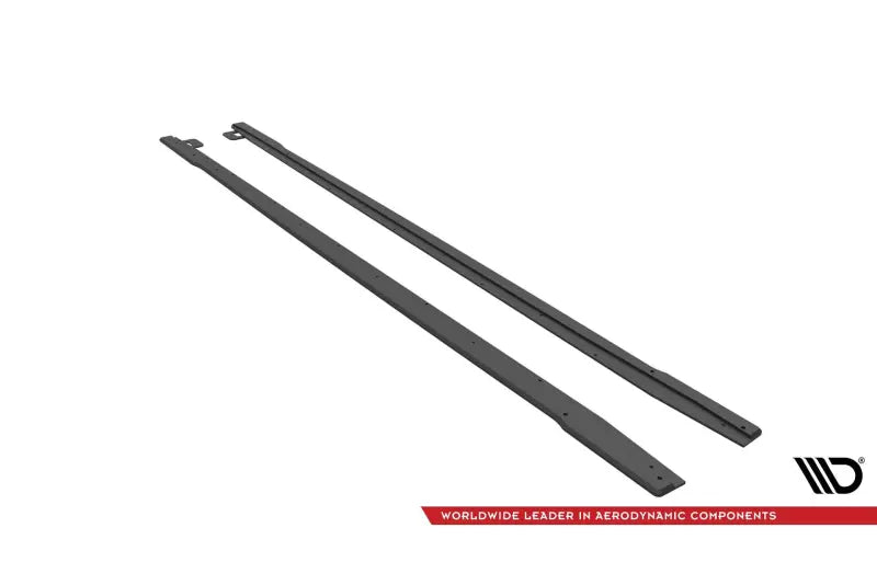 Maxton Design Street Pro Seitenschweller (Paar) für Ford Mustang GT Mk6 Facelift matt schwarz – Ansicht 4