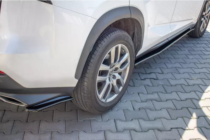 Maxton Design Diffusor Flaps für Lexus NX Facelift (Hybrid) Hochglanz schwarz – Ansicht 1