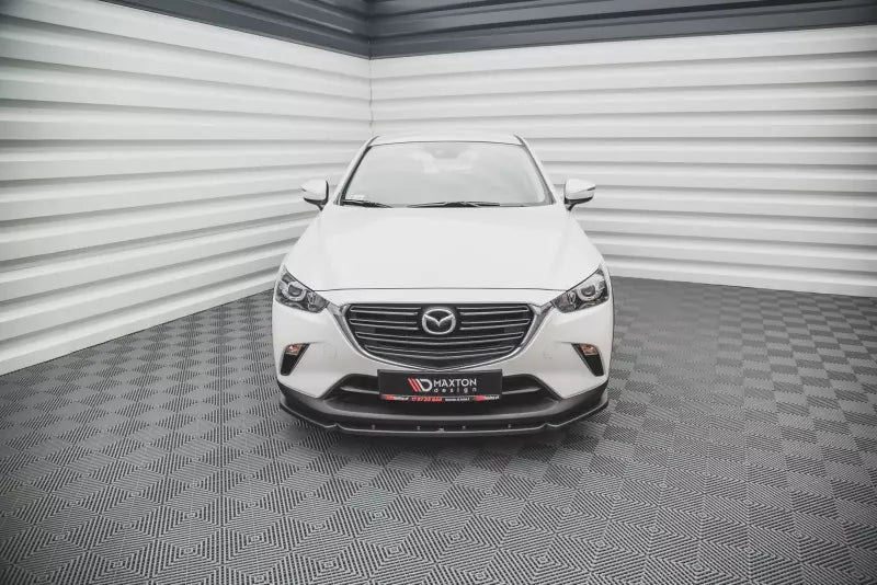 Maxton Design Frontlippe V.2 für Mazda CX-3 Hochglanz schwarz – Ansicht 2