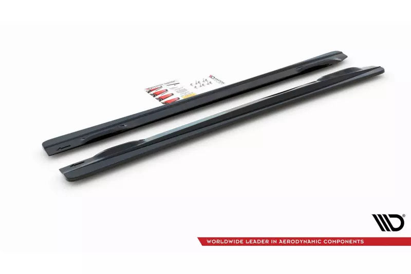 Maxton Design Seitenschweller (Paar) für Mazda CX-3 Hochglanz schwarz – Ansicht 3