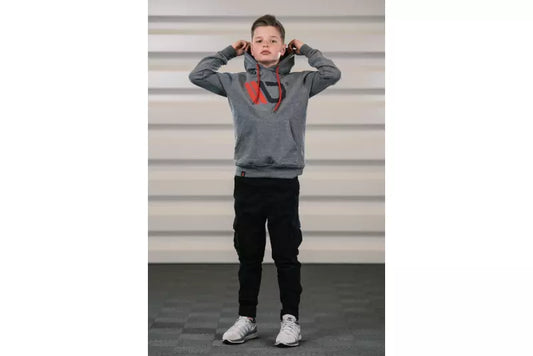 Kids Gray hoodie – Ansicht 1
