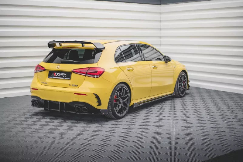 Maxton Design Diffusor Flaps V.2 für Mercedes A45 AMG S mit Aero Paket W177 Hochglanz schwarz – Ansicht 2