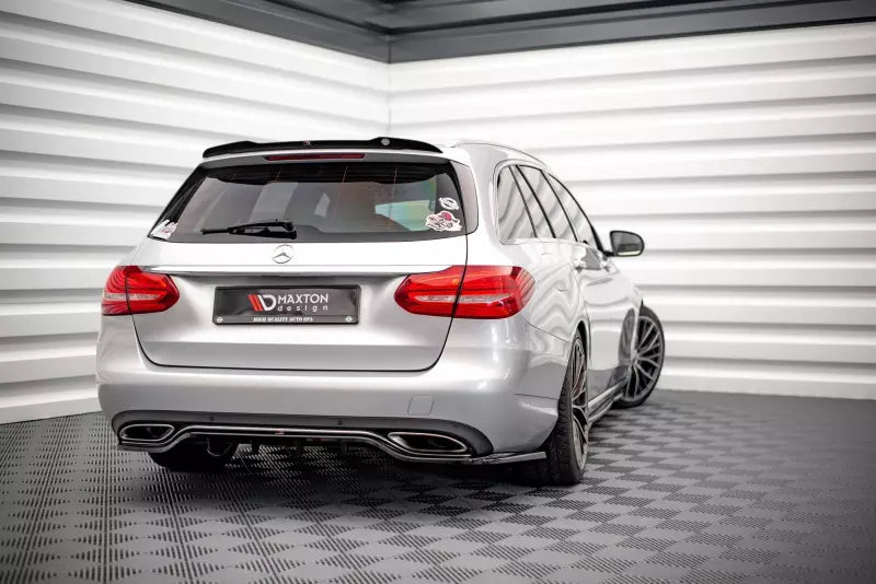 Maxton Design Heckspoiler Lippe für Mercedes C-Klasse S205 Kombi Hochglanz schwarz – Ansicht 2