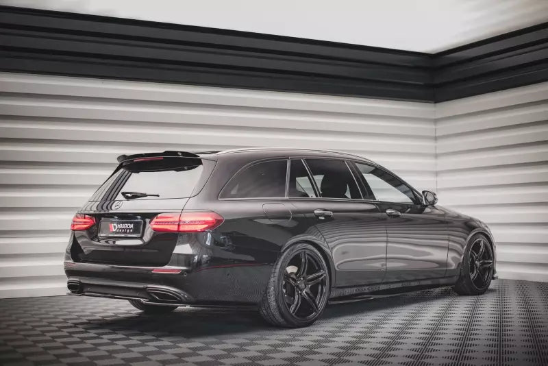 Maxton Design Heckspoiler Lippe für Mercedes E-Klasse W213 Kombi Hochglanz schwarz – Ansicht 2